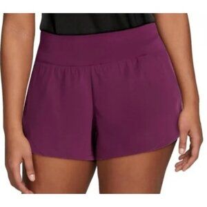 Avia Compression Athletic 3” Shorts XXL 20 Plum Comfort Stretch Running New